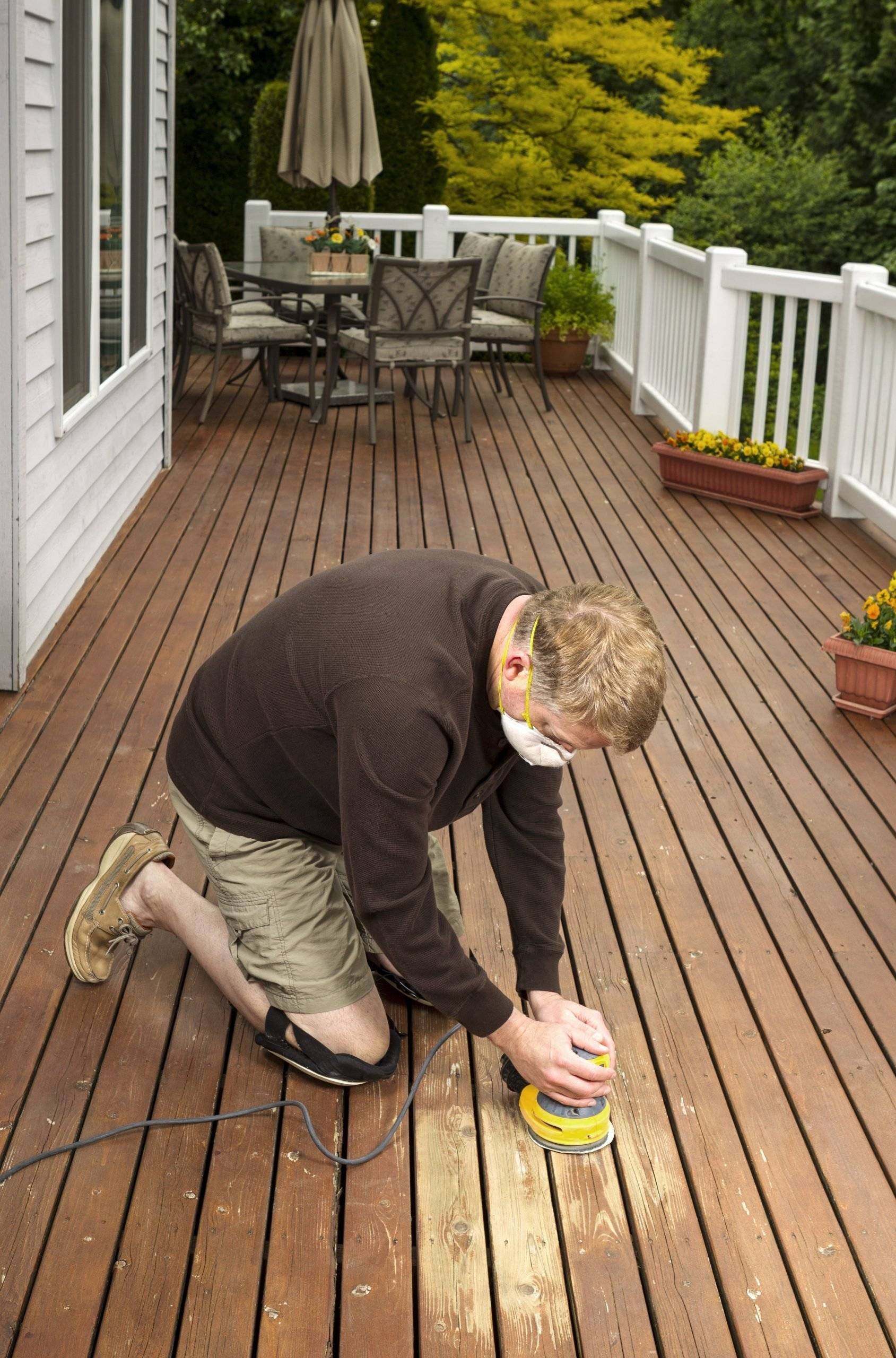 Careful surface preparation before a new finish is applied